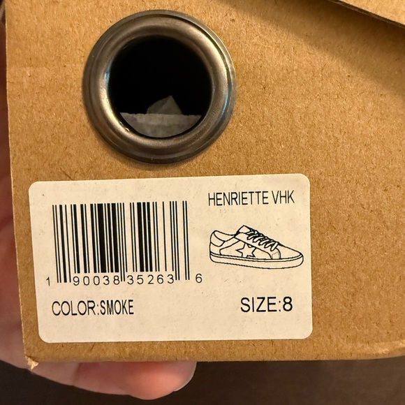 Vintage Havana Toddler Sneakers with Star & Zipper Detail NWT - Picture 5 of 5